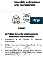 Unid II La Politica Comercial y Las Relaciones Monetarias Internacionales Temas 1 y 2