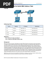 Exercise 06 - View The Switch MAC Address Table