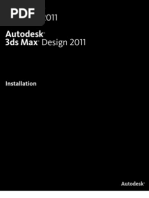 3ds Max 2011 Installation Licensing User Guide