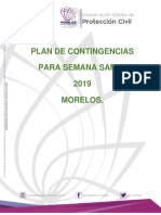 Plan de Contingencias para Semana Santa 2019