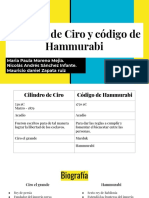 Cilindro de Ciro y Código de Hamurabi