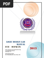 Download Logic Design Lab Manual 10ESL38  3rd sem 2013 by vishvakirana SN62491691 doc pdf