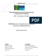 CMOS Readout Interfaces for MEMS Capacitive Microphones