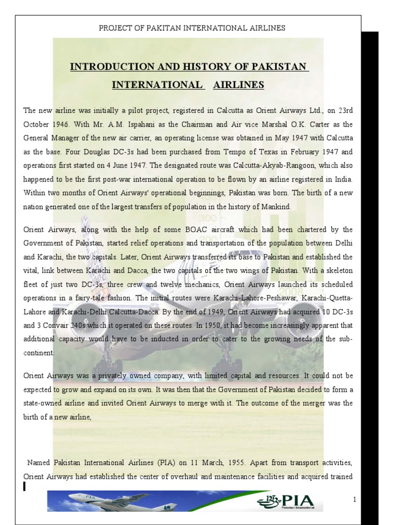 Pia Report Edited | PDF | Airlines | Transport