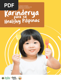 (DOH HPB) PA1 Playbook 2021 - Karinderya para Sa Healthy Pilipinas