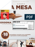 Ansiedade sobre a mesa: confiança no cuidado de Deus