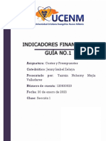 Indicadores Financieros Guía No.1