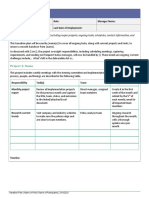 Transition Resignation Plan Template