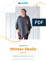 Winter Shells Poncho Evergreen NL