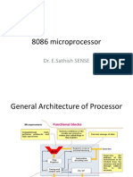 8086 Microprocessor: Dr. E.Sathish SENSE