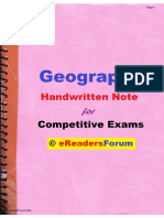 Geography Handwritten Notes