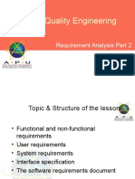 APU Lecture 12 - Requirement Analysis Part 2
