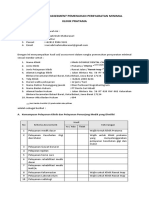 Dokumen Self Assesment Pemenuhan Persyaratan Minimal