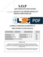 SOP-Pengembangan & Pemeliharaan Skema Sertifikasi - Terkendali