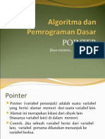 BAB 8 - Algoritma Dan Pemrograman Dasar - Pointer