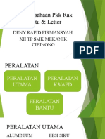 PKK Membuat Rak Sepatu & Letter