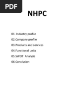 Industry Profile 03.products and Services 04.functional Units 05.SWOT Analysis 06.conclusion