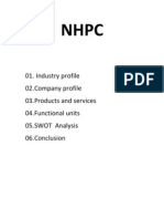 Industry Profile 03.products and Services 04.functional Units 05.SWOT Analysis 06.conclusion