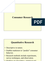 Consumer Behaviour Research