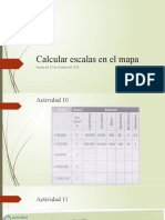 Calcular escalas en mapas