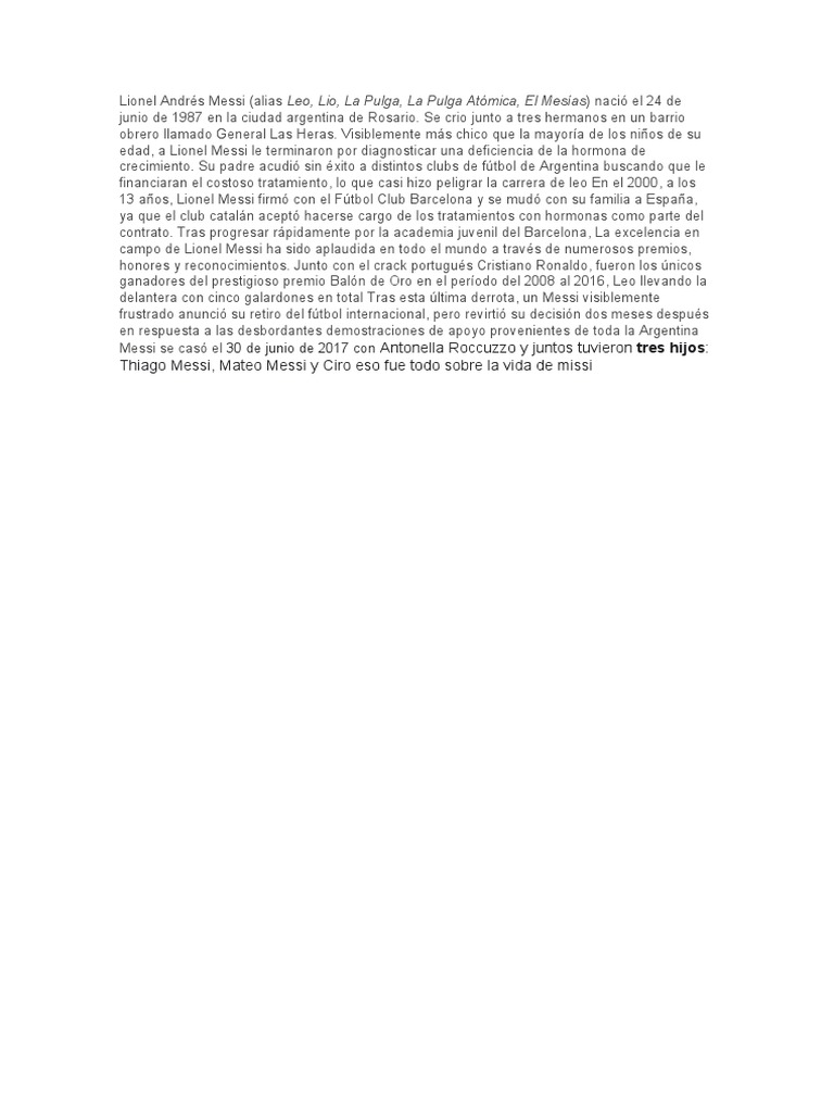 Messi pdf