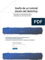 PDF Taller Diseo de Un Tutorial de Instalacion de Sketchup DL