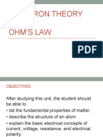 Electron Theory and Ohm's Law Explained