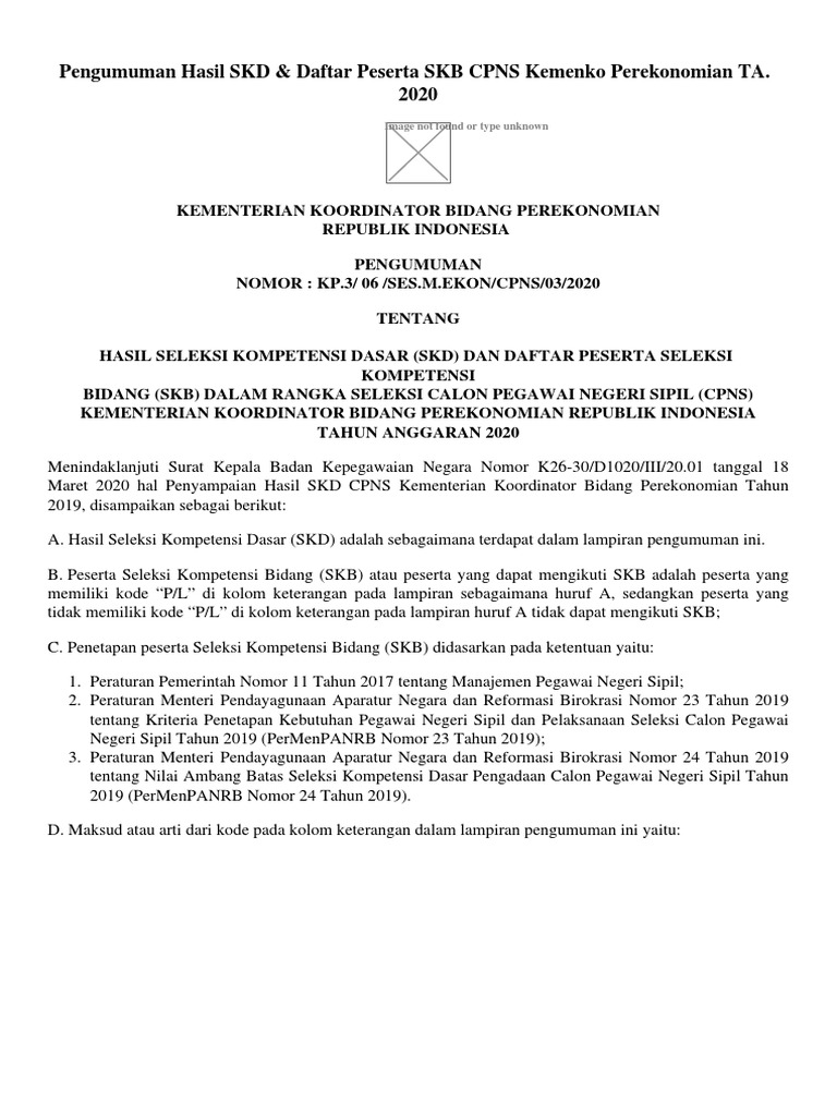 Akhirnya! Pengumuman Resmi CPNS Kemenko Polhukam: Siapa Saja yang Lolos SKB?