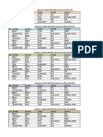 Jadwal Kelas 6 Pa Semester 1