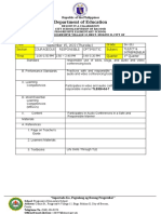 (Week 4 Day 4) Lesson Plan TLE 6 Q1 W1 MELC 1