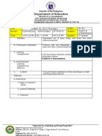 (Week 9 Day 4) Lesson Plan TLE 6 Q1 W1 MELC 1 Remediation