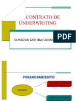 Contrato de Underwriting. Agosto 2009