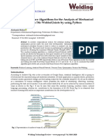 Artificial Intelligence Algorithms For The Analysi