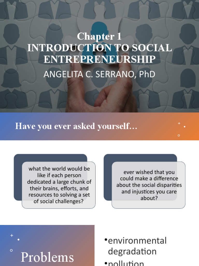 Chapter 1 Introduction To Social Entrepreneurship | PDF ...