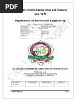 CAE Lab Manual