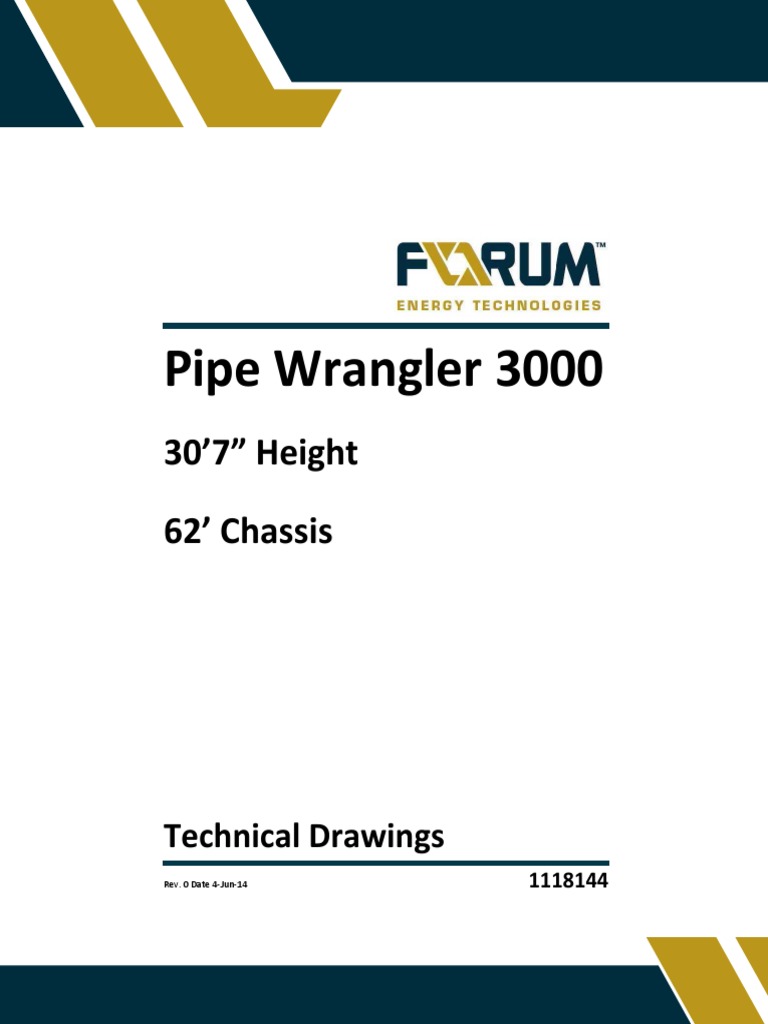 Pipe Wrangler 3000 Technical Drawings | PDF | Equipment | Mechanical ...