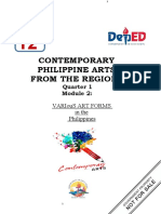 Contemporary-Philippine-Arts-from-the-Regions-Module-2-Q1 - DESIGNED FOR 12 HUMSS A, B, C, D, E and 12 EPAS BOOKLET FORM