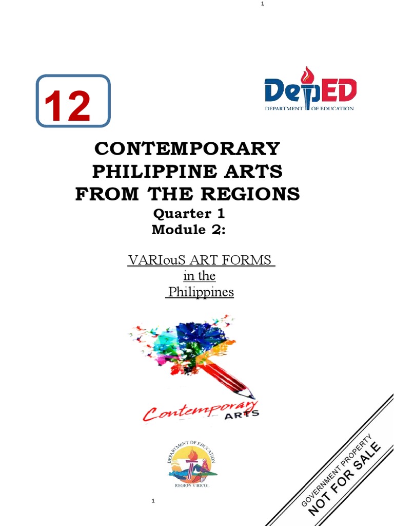 ContemporaryPhilippineArtsfromtheRegionsModule2Q1 DESIGNED FOR 12 HUMSS A, B, C, D, E