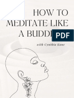 How To Meditate Like A Buddhist Workbook PDF