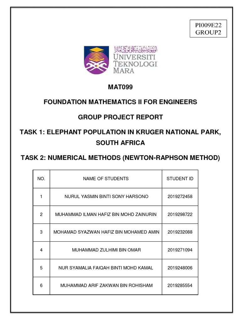Newton Raphson Method In Population Study Pdf Ordinary Differential