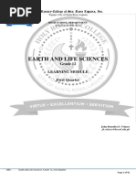 Earth and Life Science Quarter 1 Learning Module