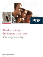 Blood Screening Brochure ISBT 2011