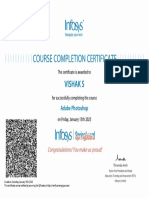 Vishak Photoshop Certificate