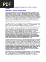 Download Healthy Lifestyle Essay by Alexsion Alex SN62495883 doc pdf