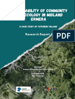 Sustainability of Comunity Agroecology in Midland Ermera