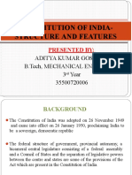 Constitution of India: Structure and Key Features