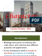 Lecture 03. Building Character