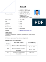 Resume Sample