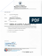 M011-01-2023 Schedule and In-Charge of The Conduct of Flag Ceremony For January 2023-December 2023