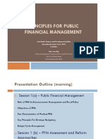 PRINCIPLES FOR PUBLIC FINANCIAL MANAGEMENT